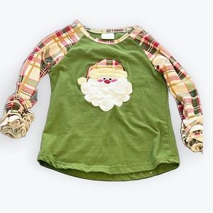 Ruffle Santa shirt
